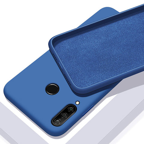 Coque Ultra Fine Silicone Souple 360 Degres Housse Etui C02 pour Huawei P30 Lite New Edition Bleu