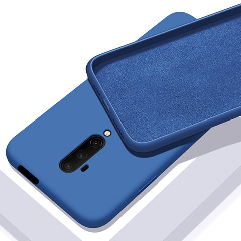 Coque Ultra Fine Silicone Souple 360 Degres Housse Etui C04 pour OnePlus 7T Pro Bleu