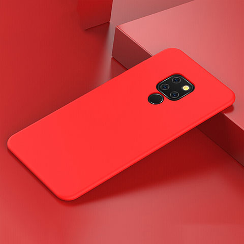 Coque Ultra Fine Silicone Souple 360 Degres Housse Etui C05 pour Huawei Mate 20 Rouge
