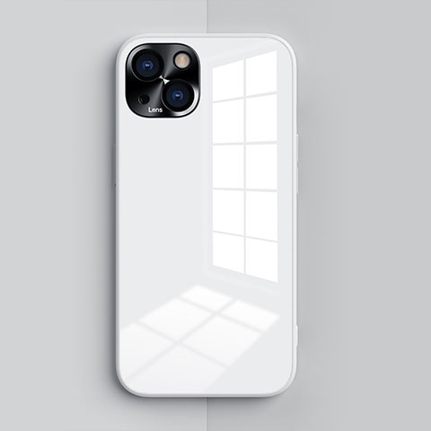 Coque Ultra Fine Silicone Souple 360 Degres Housse Etui G01 pour Apple iPhone 13 Mini Blanc