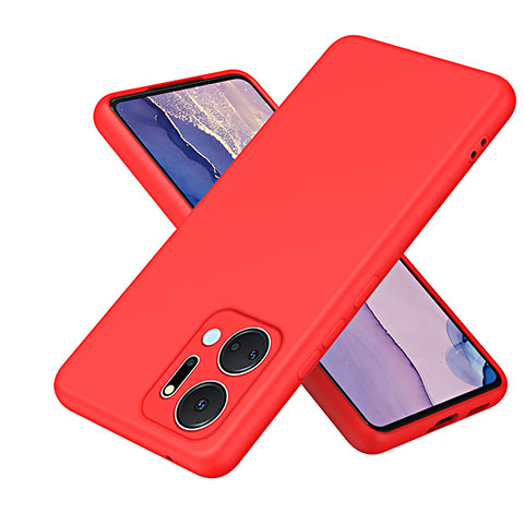 Coque Ultra Fine Silicone Souple 360 Degres Housse Etui H01P pour Huawei Honor X7a Rouge
