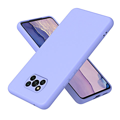 Coque Ultra Fine Silicone Souple 360 Degres Housse Etui H01P pour Xiaomi Poco X3 Violet