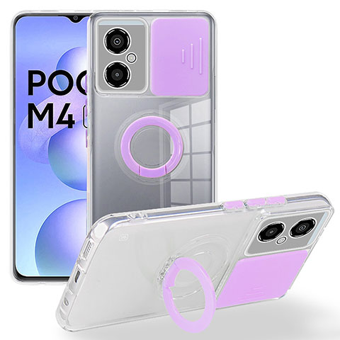 Coque Ultra Fine Silicone Souple 360 Degres Housse Etui MJ1 pour Xiaomi Redmi Note 11R 5G Violet Clair