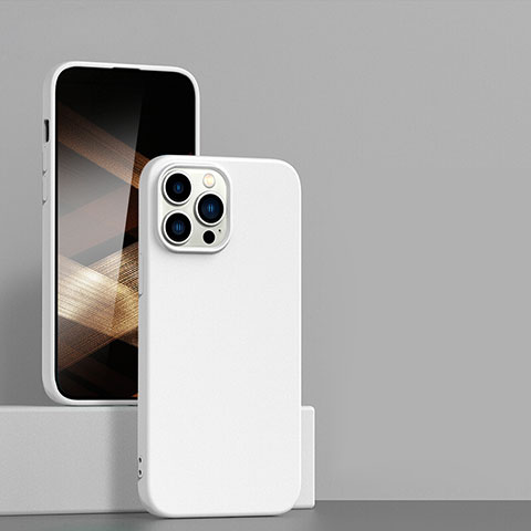 Coque ultra fine pour iPhone 15 Pro Max - Blanche transparente