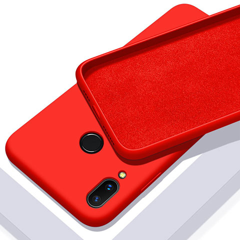 Coque Ultra Fine Silicone Souple 360 Degres Housse Etui pour Huawei P Smart+ Plus Rouge