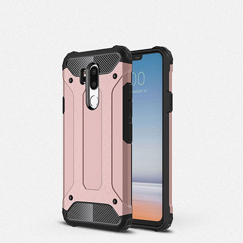 Coque Ultra Fine Silicone Souple 360 Degres Housse Etui pour LG G7 Or Rose