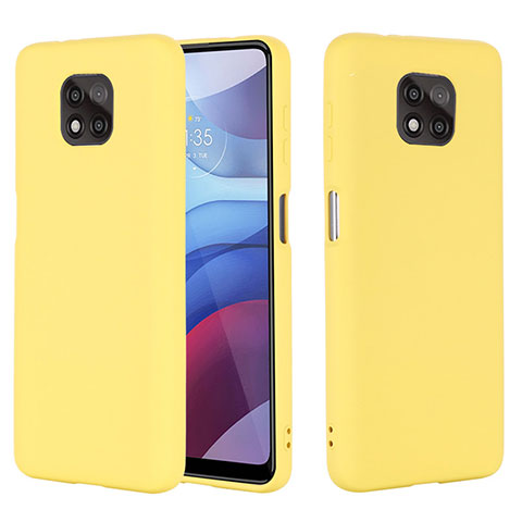 Coque Ultra Fine Silicone Souple 360 Degres Housse Etui pour Motorola Moto G Power (2021) Jaune