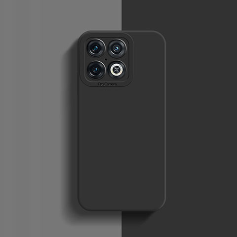 Coque Ultra Fine Silicone Souple 360 Degres Housse Etui pour OnePlus 10 Pro 5G Noir