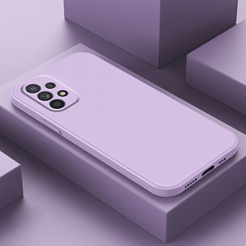 Coque Ultra Fine Silicone Souple 360 Degres Housse Etui pour Samsung Galaxy A23 5G Violet Clair