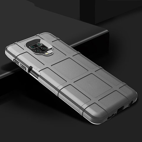 Coque Ultra Fine Silicone Souple 360 Degres Housse Etui pour Xiaomi Redmi Note 9 Pro Argent