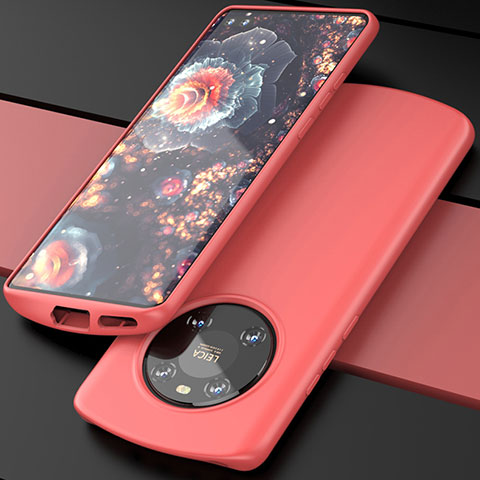 Coque Ultra Fine Silicone Souple 360 Degres Housse Etui S01 pour Huawei Mate 40 Pro Rouge