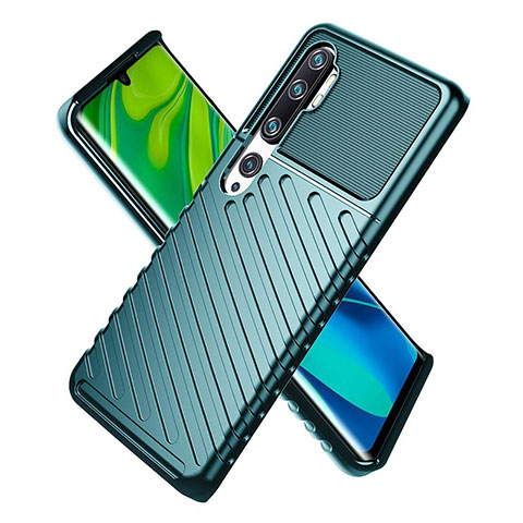 Coque Ultra Fine Silicone Souple 360 Degres Housse Etui S01 pour Xiaomi Mi Note 10 Pro Vert