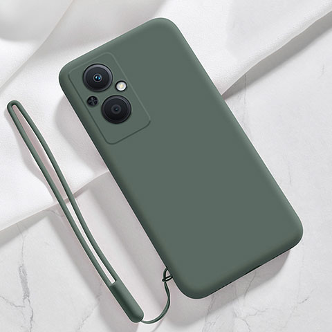 Coque Ultra Fine Silicone Souple 360 Degres Housse Etui S02 pour OnePlus Nord N20 5G Vert Nuit
