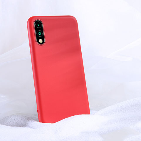 Coque Ultra Fine Silicone Souple 360 Degres Housse Etui S03 pour Huawei Honor 9X Rouge