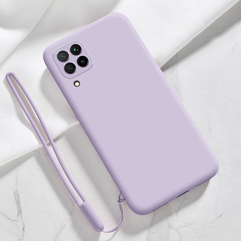 Coque Ultra Fine Silicone Souple 360 Degres Housse Etui S03 pour Samsung Galaxy F62 5G Violet Clair