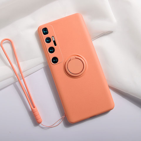 Coque Ultra Fine Silicone Souple 360 Degres Housse Etui S03 pour Xiaomi Mi 10 Ultra Orange