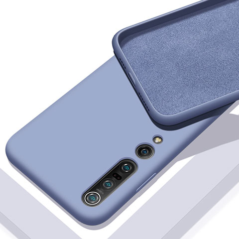 Coque Ultra Fine Silicone Souple 360 Degres Housse Etui S04 pour Xiaomi Mi 10 Pro Violet