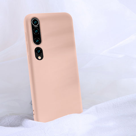Coque Ultra Fine Silicone Souple 360 Degres Housse Etui S04 pour Xiaomi Mi 10 Rose