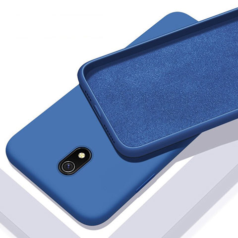 Coque Ultra Fine Silicone Souple 360 Degres Housse Etui S04 pour Xiaomi Redmi 8A Bleu