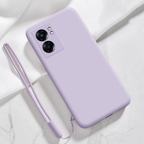 Coque Ultra Fine Silicone Souple 360 Degres Housse Etui S05 pour OnePlus Nord N300 5G Violet Clair