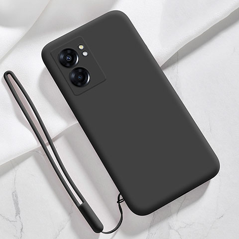 Coque Ultra Fine Silicone Souple 360 Degres Housse Etui S05 pour Oppo A77 5G Noir