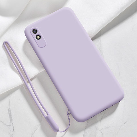 Coque Ultra Fine Silicone Souple 360 Degres Housse Etui YK1 pour Xiaomi Redmi 9AT Violet Clair