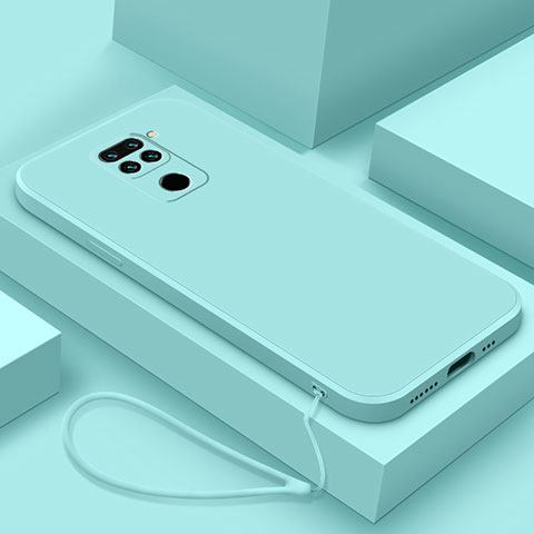 Coque Ultra Fine Silicone Souple 360 Degres Housse Etui YK4 pour Xiaomi Redmi 10X 4G Bleu Clair