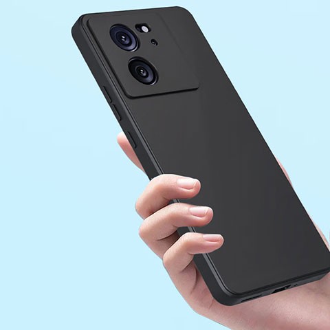 Coque Ultra Fine Silicone Souple 360 Degres Housse Etui YK6 pour Xiaomi Mi 13T 5G Noir