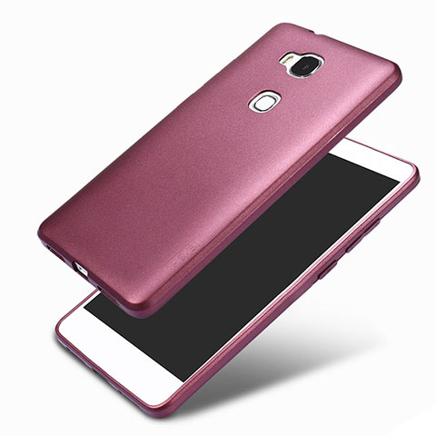 Coque Ultra Fine Silicone Souple 360 Degres pour Huawei Honor 5X Violet