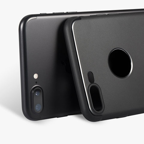 Coque Ultra Fine Silicone Souple D04 pour Apple iPhone 8 Plus Noir