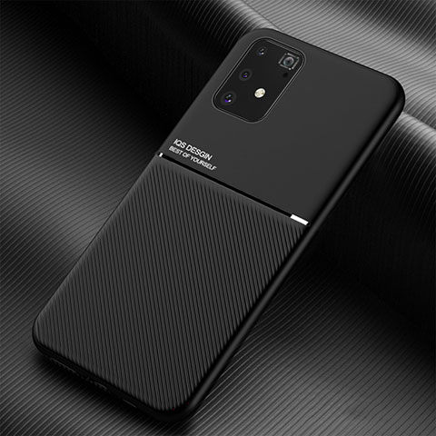 Coque Ultra Fine Silicone Souple Housse Etui avec Aimante Magnetique pour Samsung Galaxy A91 Noir