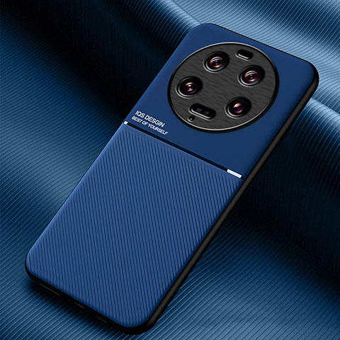 Coque Ultra Fine Silicone Souple Housse Etui avec Aimante Magnetique pour Xiaomi Mi 13 Ultra 5G Bleu