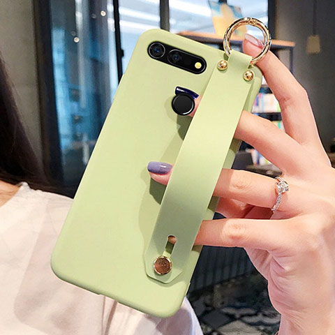 Coque Ultra Fine Silicone Souple Housse Etui C01 pour Huawei Honor View 20 Vert