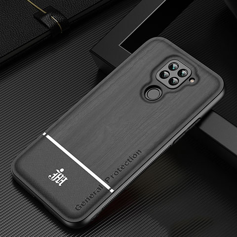 Coque Ultra Fine Silicone Souple Housse Etui JM1 pour Xiaomi Redmi Note 9 Noir