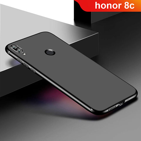 Coque Ultra Fine Silicone Souple Housse Etui S01 pour Huawei Honor Play 8C Noir