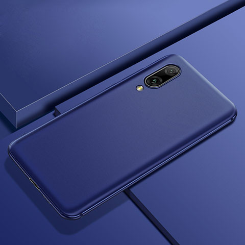 Coque Ultra Fine Silicone Souple Housse Etui S01 pour Huawei Y7 (2019) Bleu