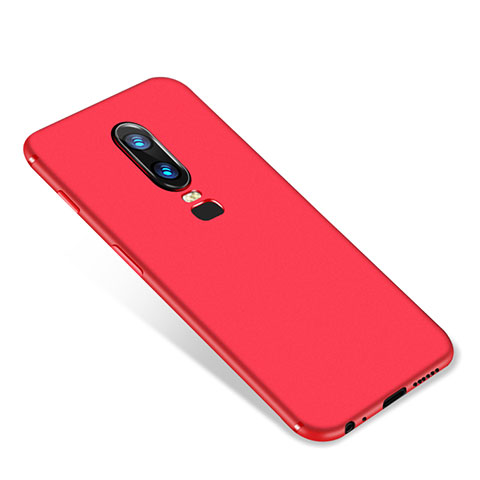 Coque Ultra Fine Silicone Souple Housse Etui S01 pour OnePlus 6 Rouge