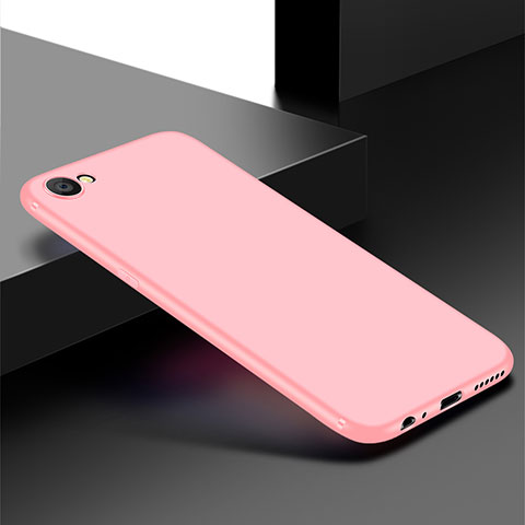 Coque Ultra Fine Silicone Souple Housse Etui S01 pour Oppo A3 Or Rose