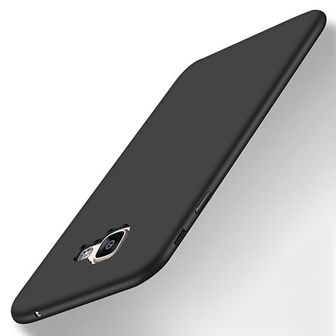 Coque Ultra Fine Silicone Souple Housse Etui S01 pour Samsung Galaxy A8 (2016) A8100 A810F Noir