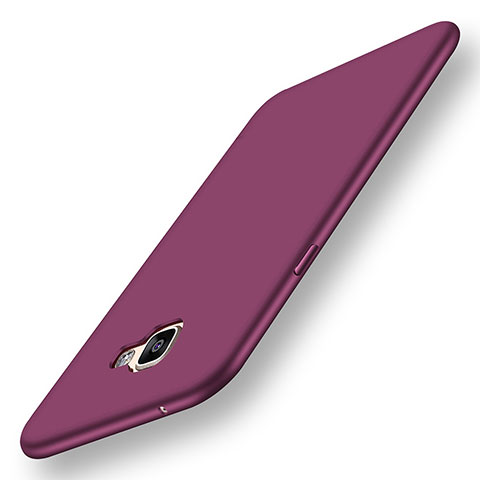 Coque Ultra Fine Silicone Souple Housse Etui S01 pour Samsung Galaxy A9 Pro (2016) SM-A9100 Violet
