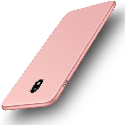 Coque Ultra Fine Silicone Souple Housse Etui S01 pour Samsung Galaxy J3 Pro (2017) Rose