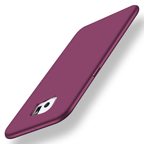 Coque Ultra Fine Silicone Souple Housse Etui S01 pour Samsung Galaxy S6 Edge+ Plus SM-G928F Violet