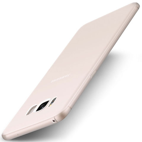 Coque Ultra Fine Silicone Souple Housse Etui S01 pour Samsung Galaxy S8 Plus Blanc