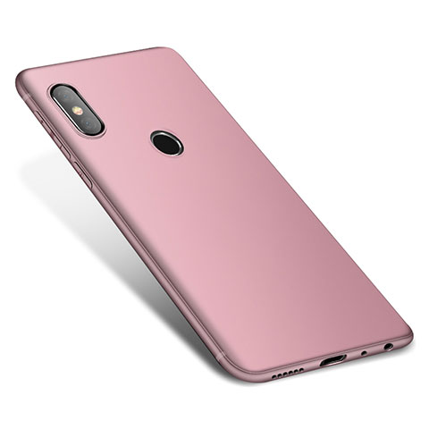 Coque Ultra Fine Silicone Souple Housse Etui S01 pour Xiaomi Redmi Note 5 Rose