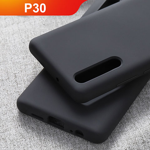 Coque Ultra Fine Silicone Souple Housse Etui S03 pour Huawei P30 Noir