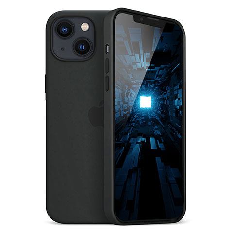 Coque Ultra Fine Silicone Souple Housse Etui S05 pour Apple iPhone 13 Mini Noir