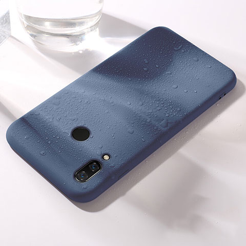Coque Ultra Fine Silicone Souple Housse Etui S05 pour Huawei Honor View 10 Lite Bleu