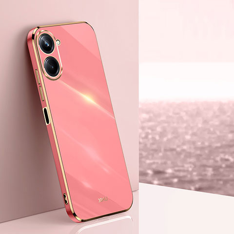 Coque Ultra Fine Silicone Souple Housse Etui XL1 pour Realme 10 Pro 5G Rose Rouge