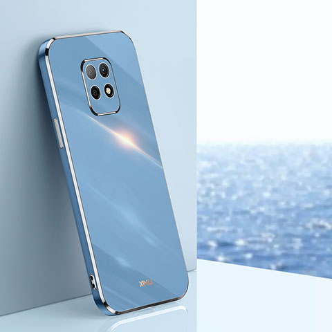 Coque Ultra Fine Silicone Souple Housse Etui XL1 pour Xiaomi Redmi 10X 5G Bleu