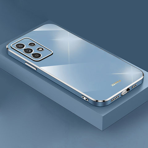 Coque Ultra Fine Silicone Souple Housse Etui XL4 pour Samsung Galaxy A33 5G Bleu